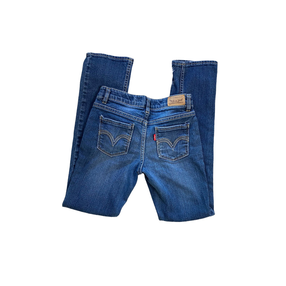 Levi's Little Girl Skinny Jeans Size 10 Regular - Picture 3 of 10